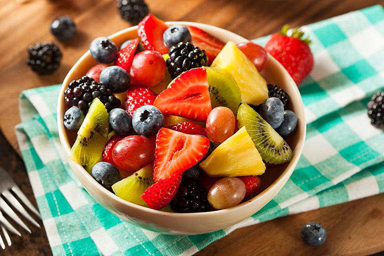 La fruta es básica para una alimentación saludable