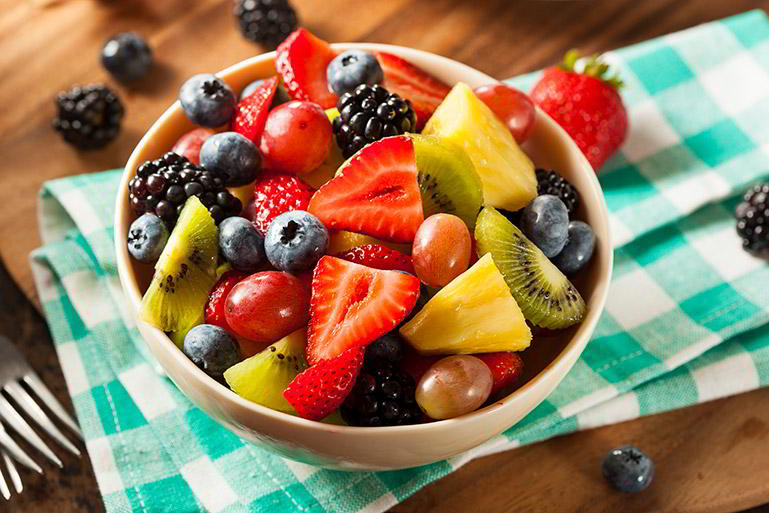 La fruta es básica para una alimentación saludable