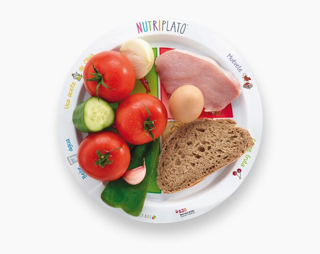 Receta: Gazpacho y tostadas con lomo