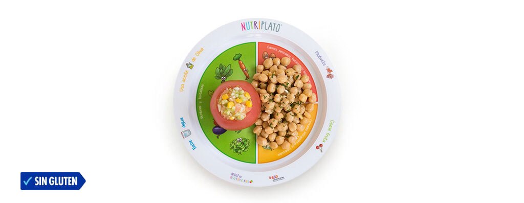 Plato de tomate relleno